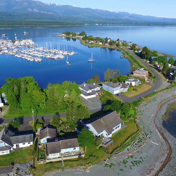 Deep Bay Marina aerial view